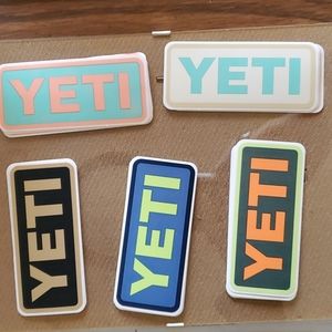Yeti stickers set of 5